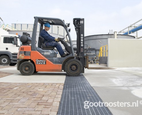 Gootroosters zwaarlastrooster industrierooster kunststofrooster